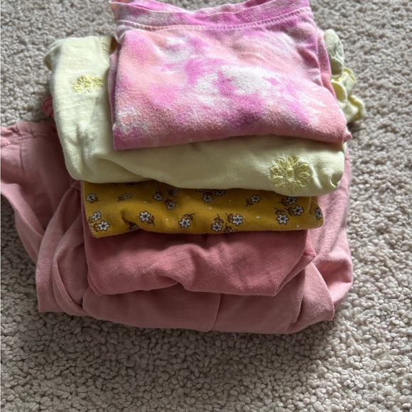 Set of 5 Girls' Short Sleeve Tops Zara - Picture 3 of 5